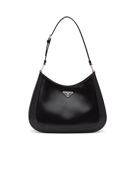 big prada cleo bag|brushed leather shoulder bag Prada.